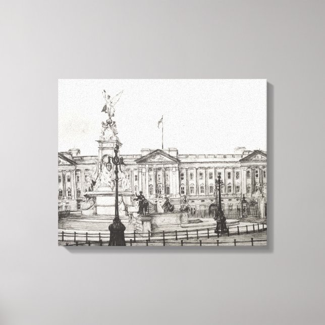 Lienzo Palacio de Buckingham Londres.2006 (Anverso)