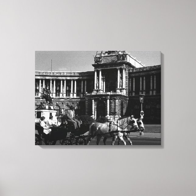 Lienzo Palacio de Hofburg de Viena (Anverso)