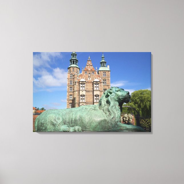 Lienzo Palacio de Rosenborg, Copenhague, Dinamarca (Anverso)