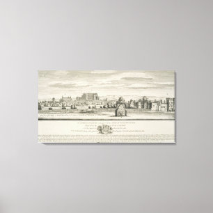 Lienzo Palacio de Santiago y parte de la ciudad de Westmi