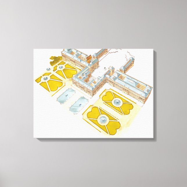 Lienzo Palacio de Versalles. Francia (Anverso)