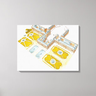 Lienzo Palacio de Versalles. Francia