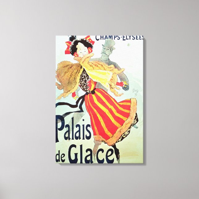 Lienzo Palacio del Hielo, Campos Elíseos, París, 1893 (Anverso)