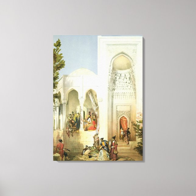 Lienzo Palacio del Khan de Bakú, península de Apsheron (Anverso)