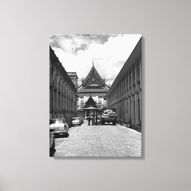 Lienzo Palacio Real de Bangkok (Anverso)