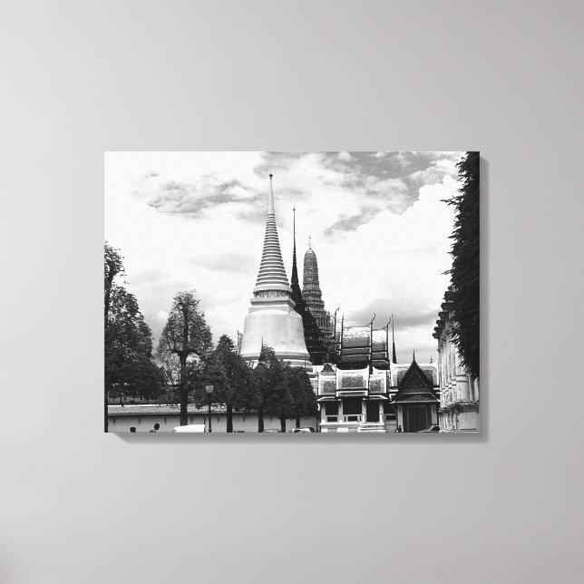 Lienzo Palacio Real de la Capilla de Bangkok (Anverso)