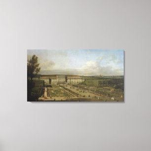 Lienzo Palacio y jardines, 1759-61 de Schonbrunn