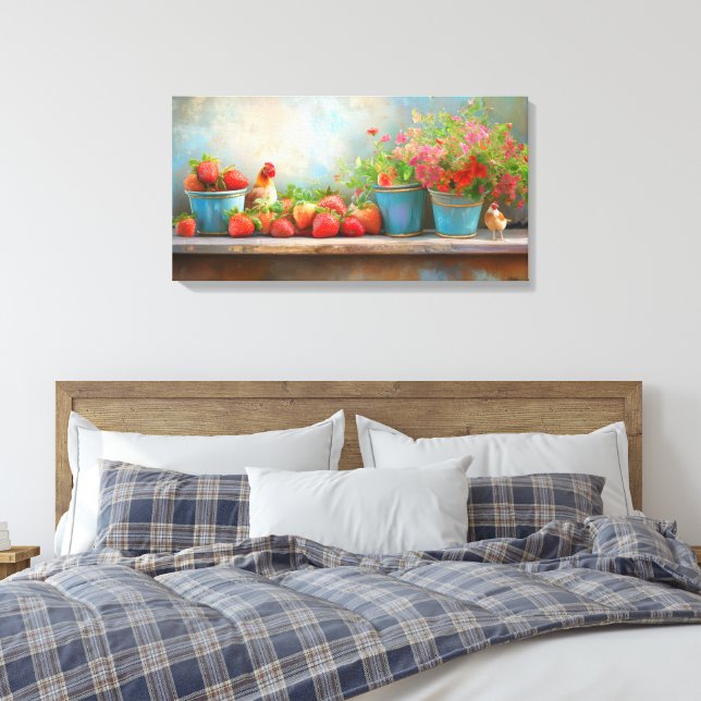 Lienzo Palas de fresas (Insitu(Dormitorio))