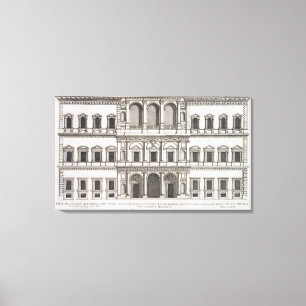 Lienzo Palazzo Farnese, de "Palazzi di Roma", parte I, p.