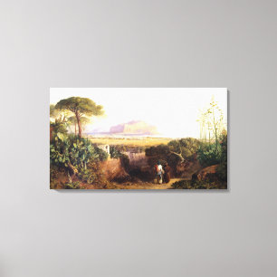 Lienzo Palermo, Sicilia, 1847 (aceite en lona)