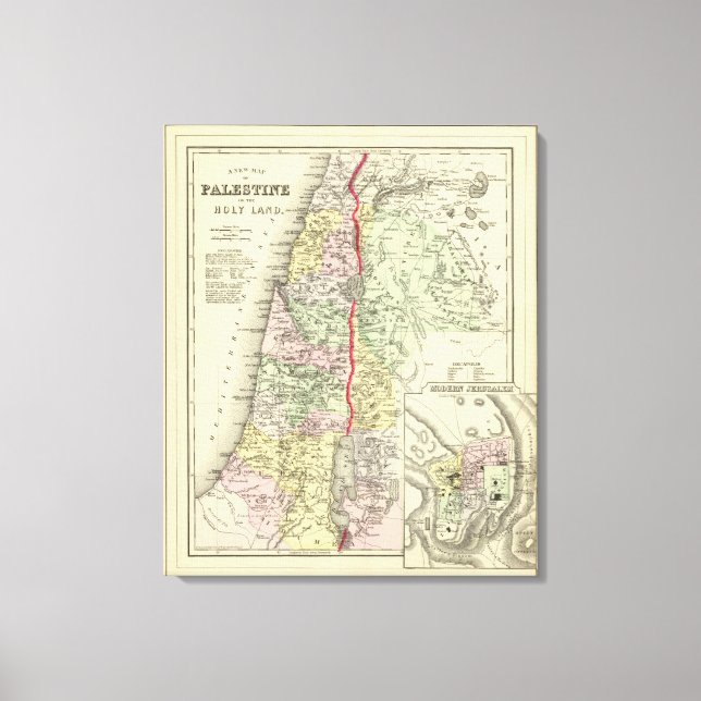 Lienzo Palestina, Jerusalén 2 (Anverso)