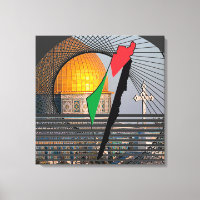 "Palestina, nuestra tierra nativa" 24" x 24"