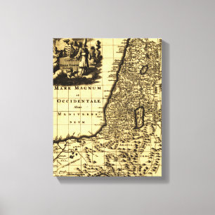 Lienzo PalestinePanoramic MapPalestine