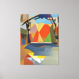 Lienzo Paleta de la Naturaleza, Nº 001 - Resumen botánico