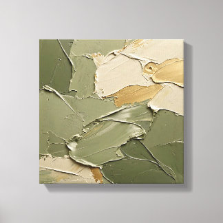 Lienzo Paleta moderna neutral de verde salvia y ocra apag