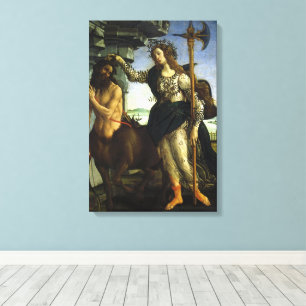 Lienzo Pallas (Minerva) y Centauro de Sandro Botticelli