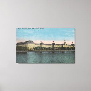 Lienzo Palm Beach, FL - Ext.View de Poinciana real