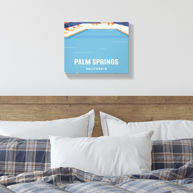 Lienzo Palm Springs California (Insitu(Dormitorio))