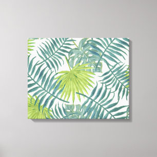 Lienzo Palm Tree Fronds Pintando Hawaian
