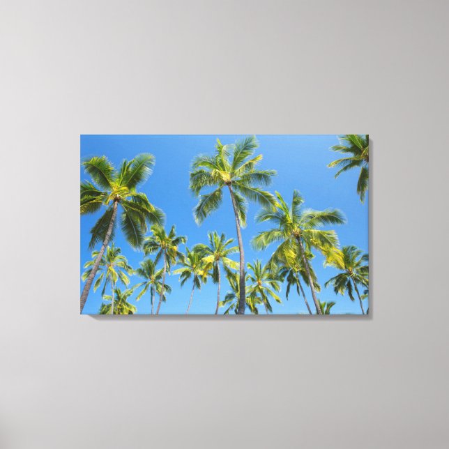 Lienzo Palmeras de coco, Pu'uhonua o Honaunau 2 (Anverso)
