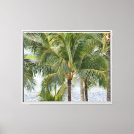 Lienzo Palmeras tropicales en Hawái