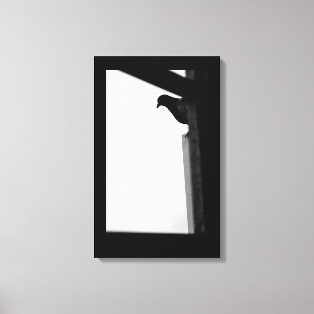 Lienzo Paloma de Peeking (Anverso)