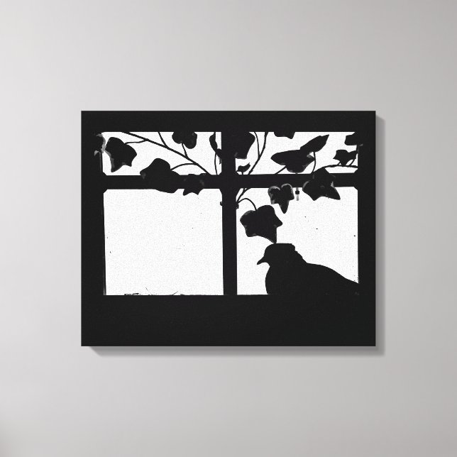 Lienzo Paloma en reposo (Anverso)