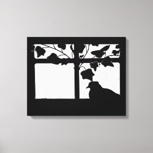 Lienzo Paloma en reposo