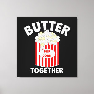 Lienzo Palomitas de cine BUTTER Together