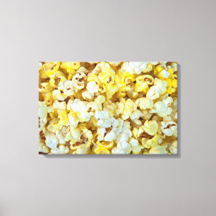 Lienzo palomitas de maíz con mantequilla