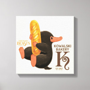 Lienzo Panadería Kowalski - Niffler con pan