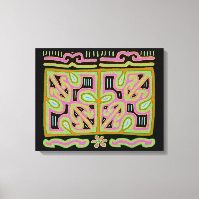 Lienzo Panamá Mola Music Box (Anverso)