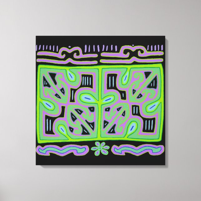 Lienzo Panamá Mola Music Box (Anverso)