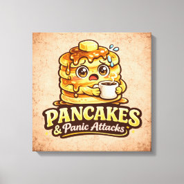 Lienzo Pancakes and Panic Attacks - Foodie Fiends