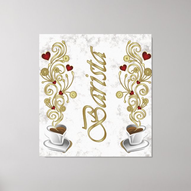 Lienzo Panel de Barista 3 (Anverso)