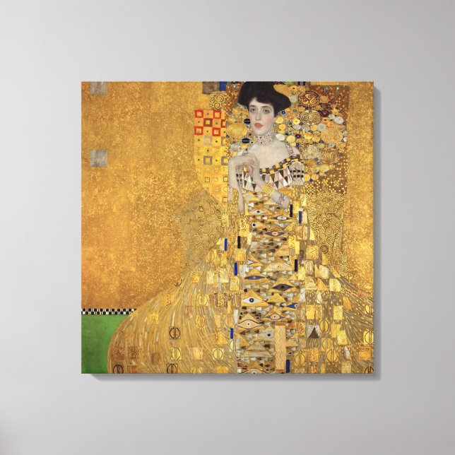LIENZO PANEL DE CANVAS : GUSTAV KLIMT : ADELE BLOCH BAUT (Anverso)