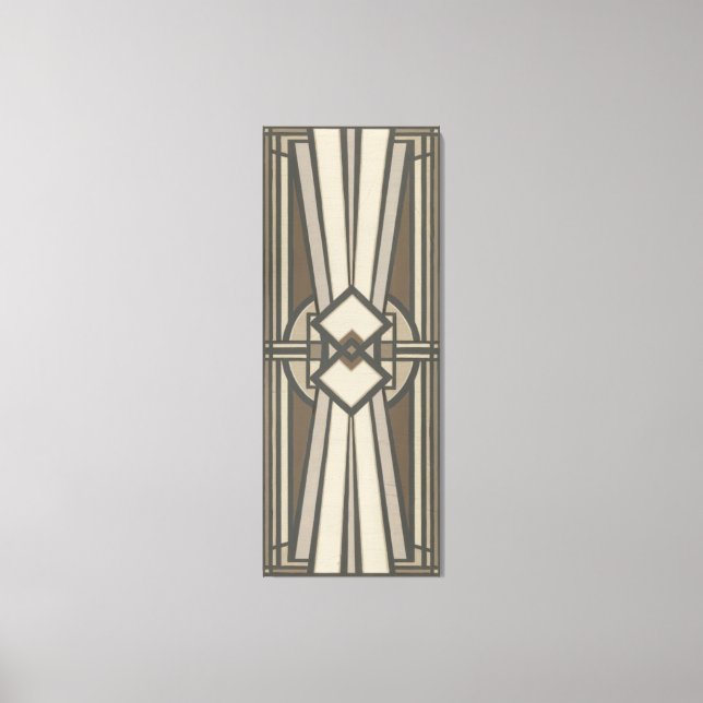 Lienzo Panel de decó neutro I (Anverso)