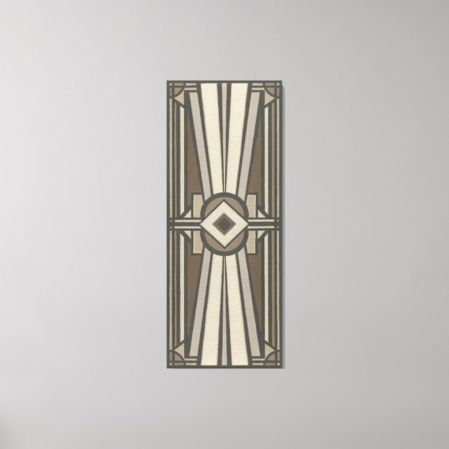 Lienzo Panel de decó neutro II (Anverso)