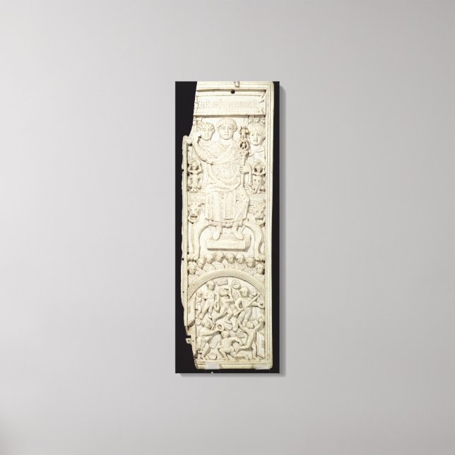 Lienzo Panel del Diptych of Consul Areobindus (Anverso)