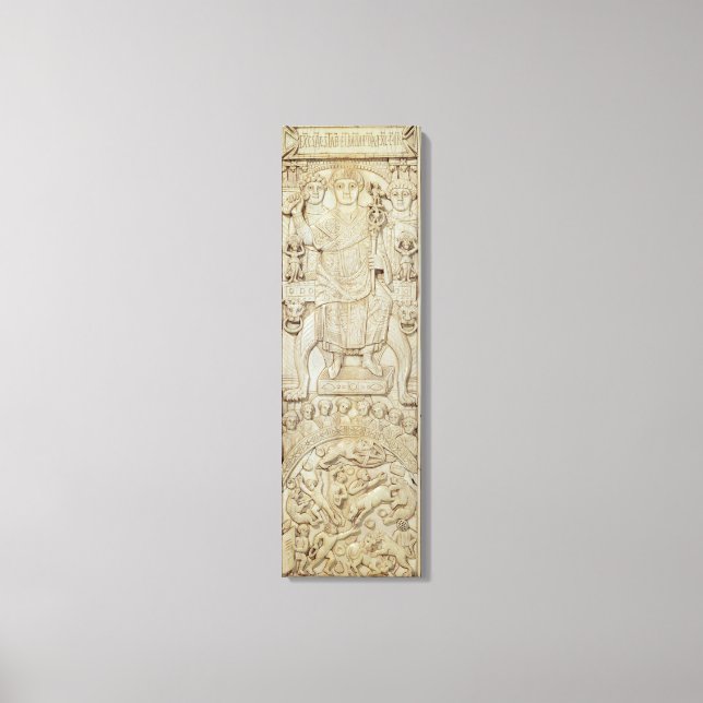 Lienzo Panel del Diptych of Consul Areobindus (Anverso)