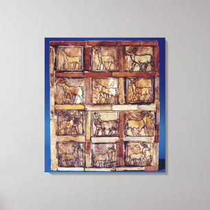 Lienzo Paneles de juegos, animales de campo y bosques