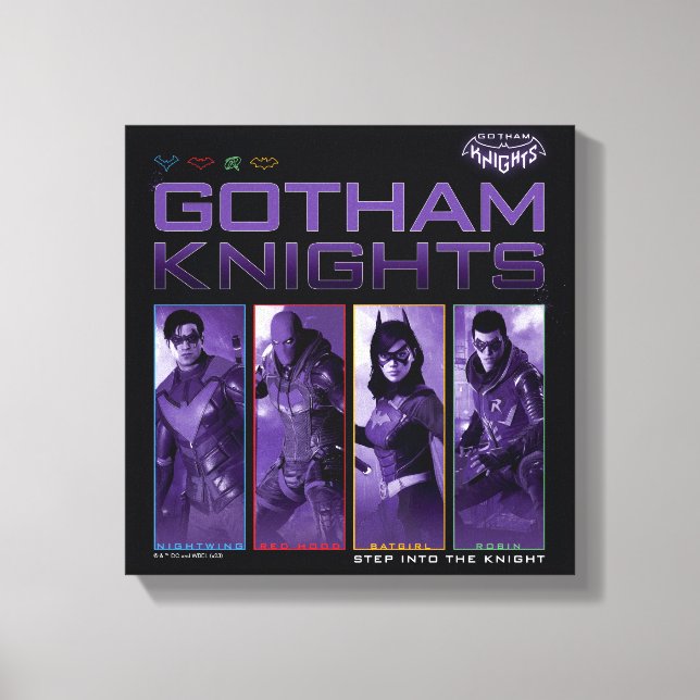 Lienzo Paneles Héroes de Gotham Knights (Anverso)
