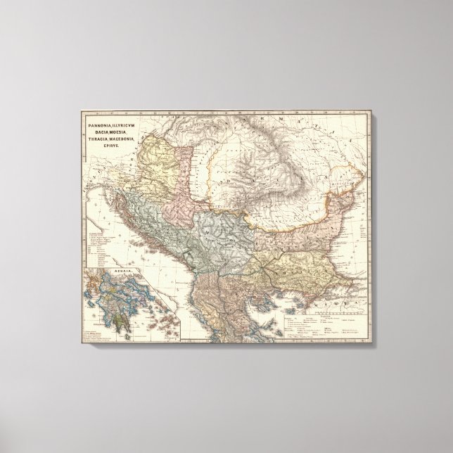 Lienzo Panonia, Illicum, Dacia, Moesia (Anverso)