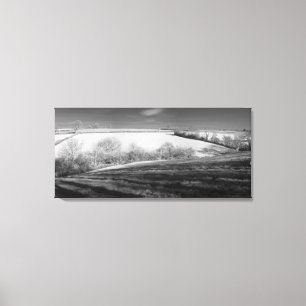 Lienzo Panorama de invierno