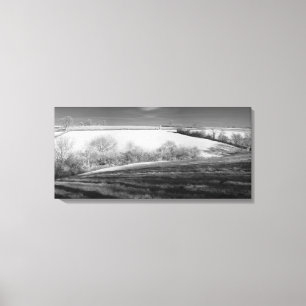 Lienzo Panorama de invierno