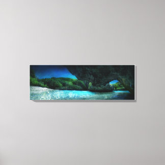 Lienzo Panorama de la escalinata de la escala española GU