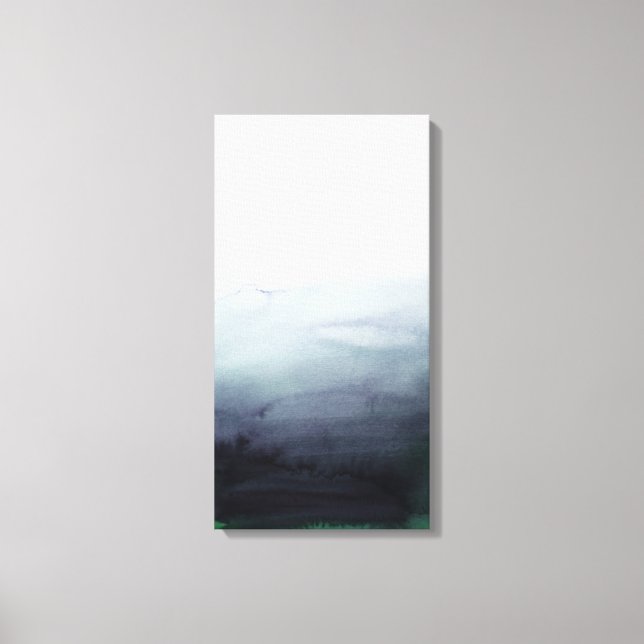 Lienzo Panorama de resumen de la mañana de Misty (Anverso)