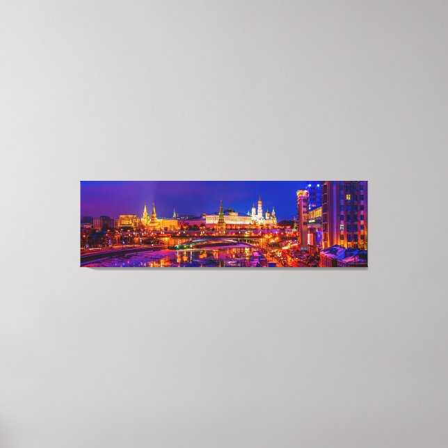 Lienzo Panorama del Kremlin de Moscú (Anverso)