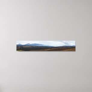 Lienzo Panorama escocés de las montañas