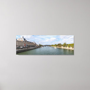 Lienzo Panorámica del Museo d'Orsay desde Pont Royal - Pa